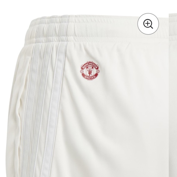 NWOT adidas Man United Third Shorts 2023-24 - Kids, size Small 9-10 - Picture 13 of 13